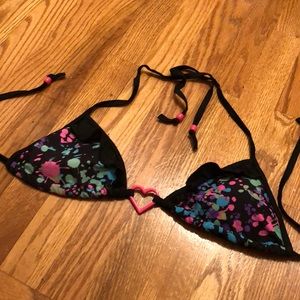 Multi-colored Bikini top